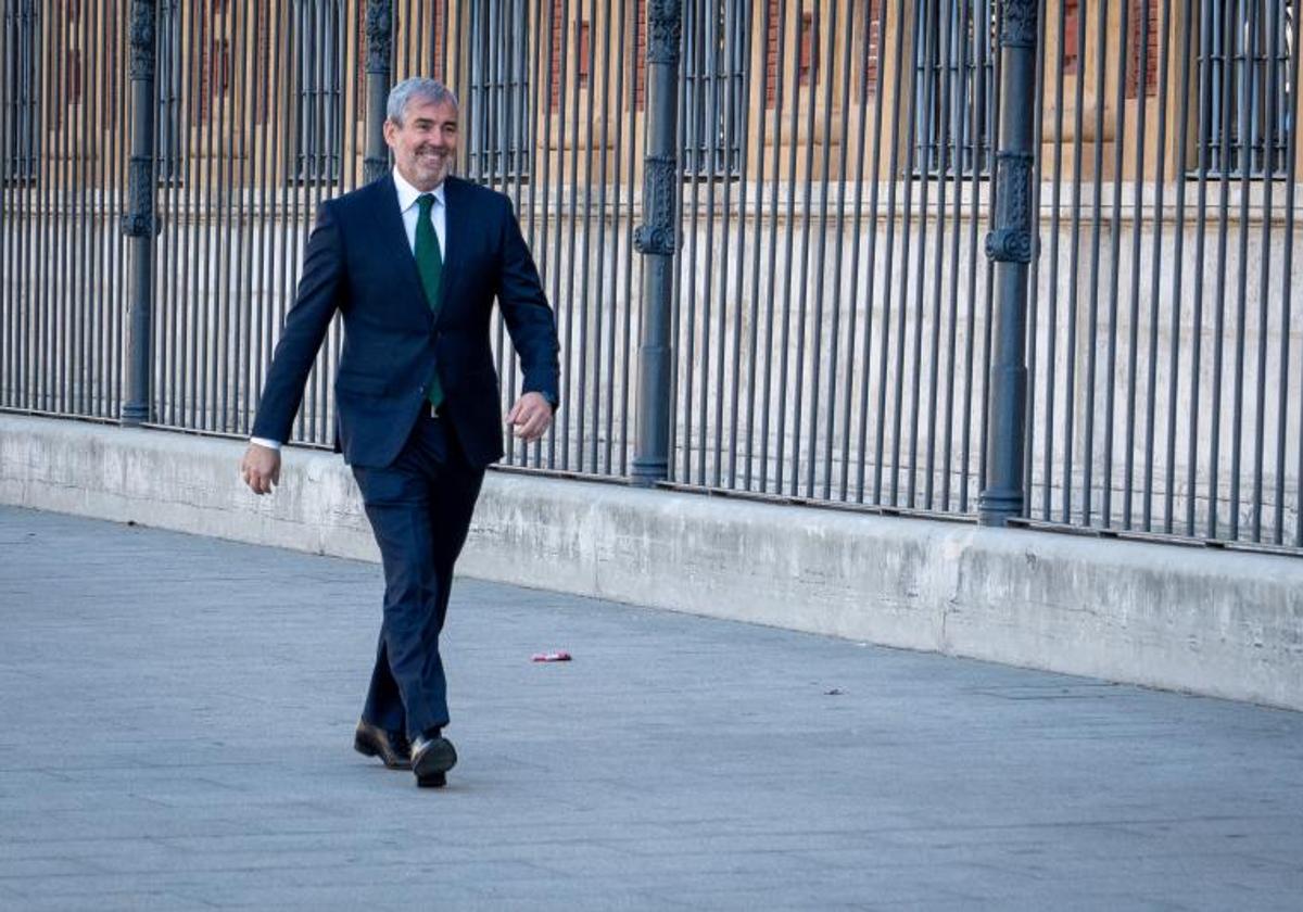Clavijo durante su visita a Sevilla esta misma semana.