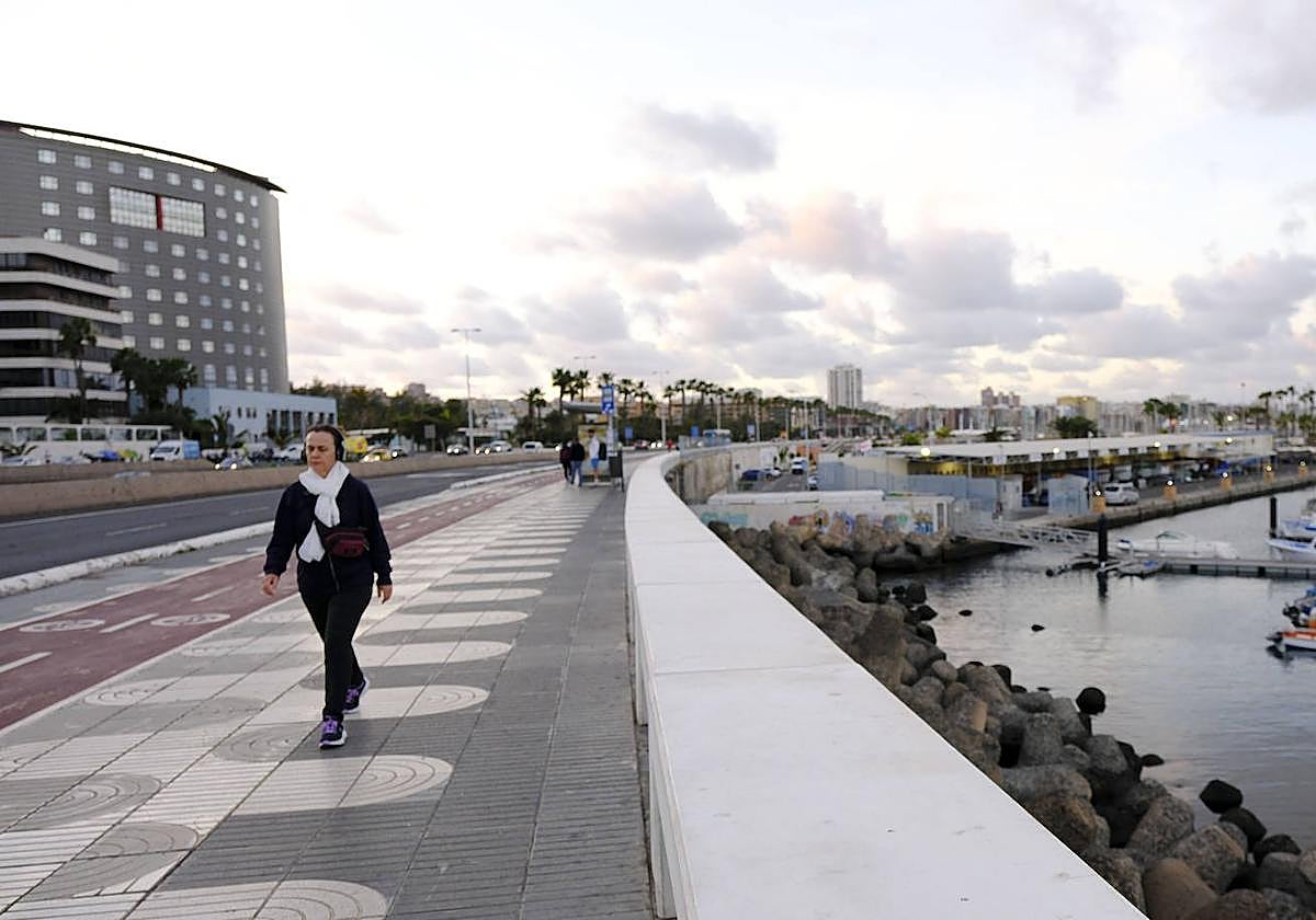 Episodio de frío en Las Palmas de Gran Canaria.