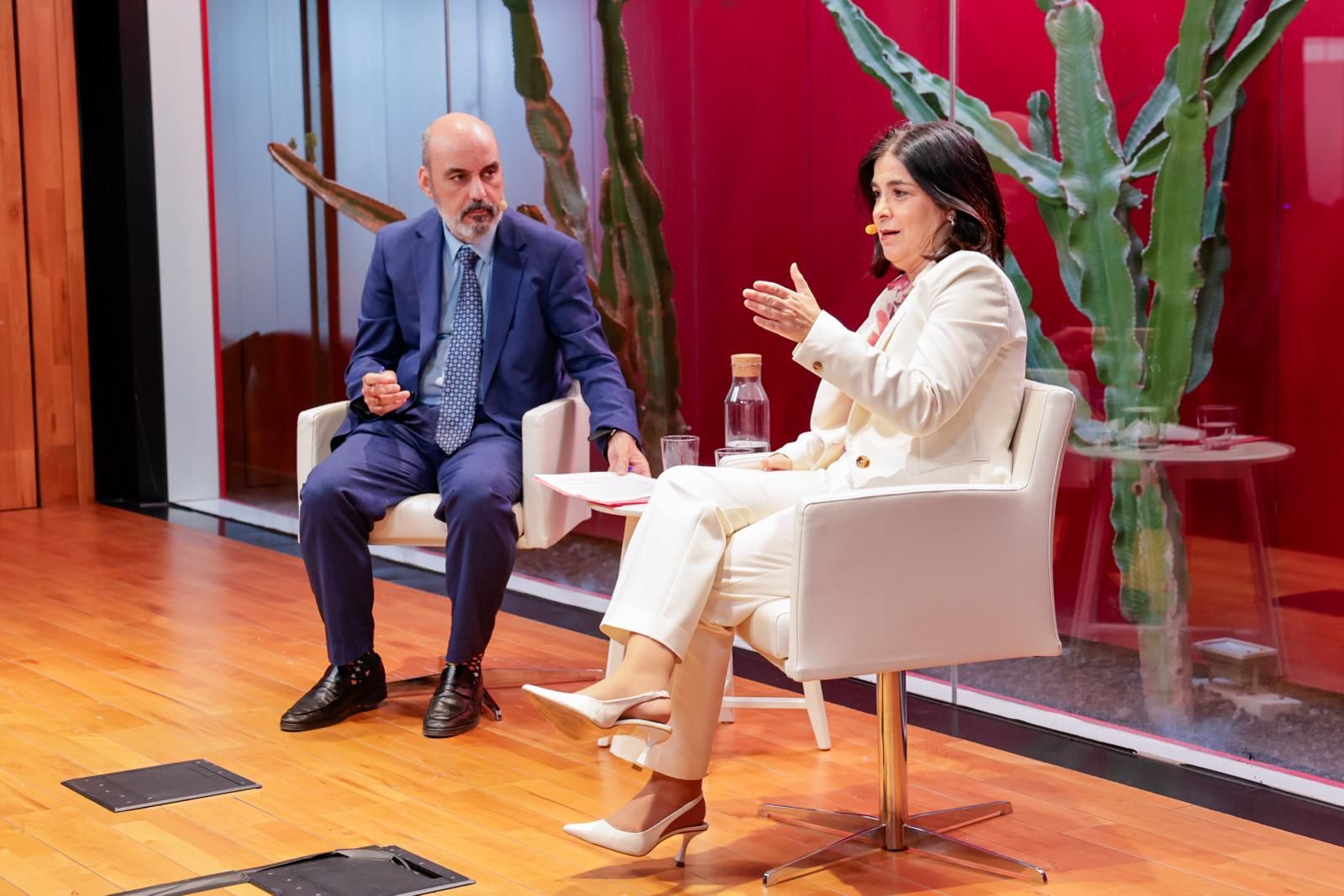 Las imágenes del encuentro con Carolina Darias en CANARIAS7