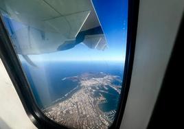 Gran Canaria vista desde el cielo.