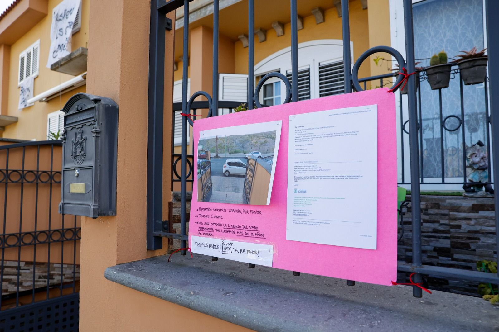 Dos años de espera por un vado en Tamaraceite