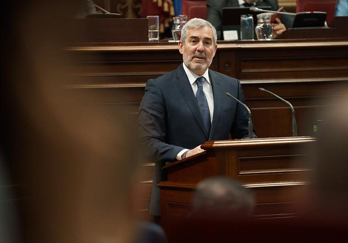 Clavijo, presidente de Canarias.