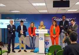 Rueda de prensa del Partido Popular.