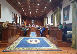 Imagen del último Pleno del Ayuntamiento de Telde.