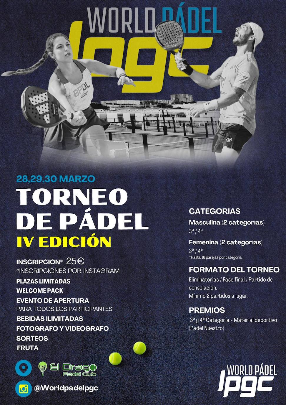 Cartel del torneo.