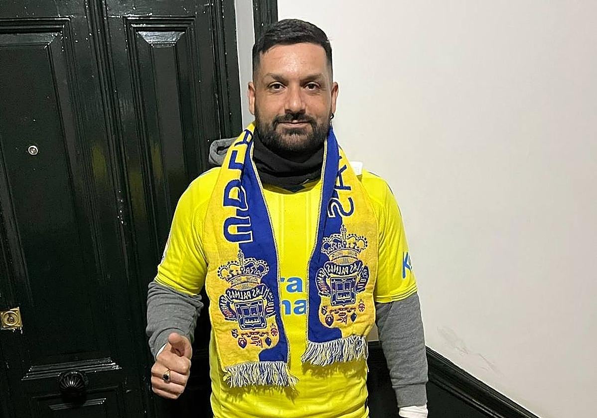 Imagen de archivo de Ismael en Leganés cuando fue a ver un partido de la UD Las Palmas.