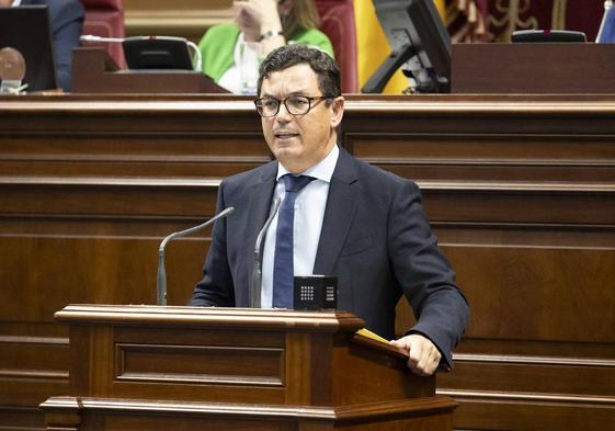 El consejero de Obras Públicas del Gobierno de Canarias, Pablo Rodríguez.
