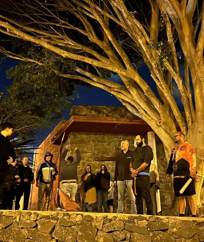 Imagen secundaria 2 - Distintos momentos del ensayo de las escenas.