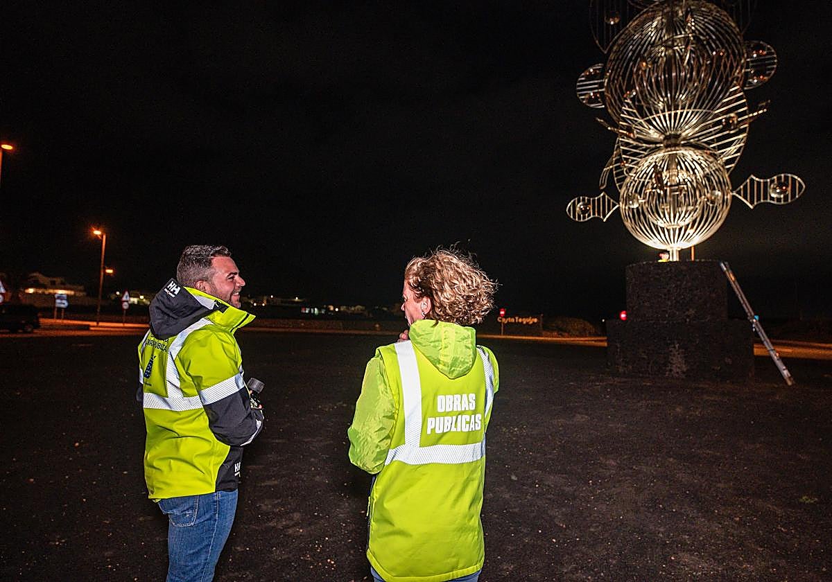 Supervisión de la iluminación instalada.