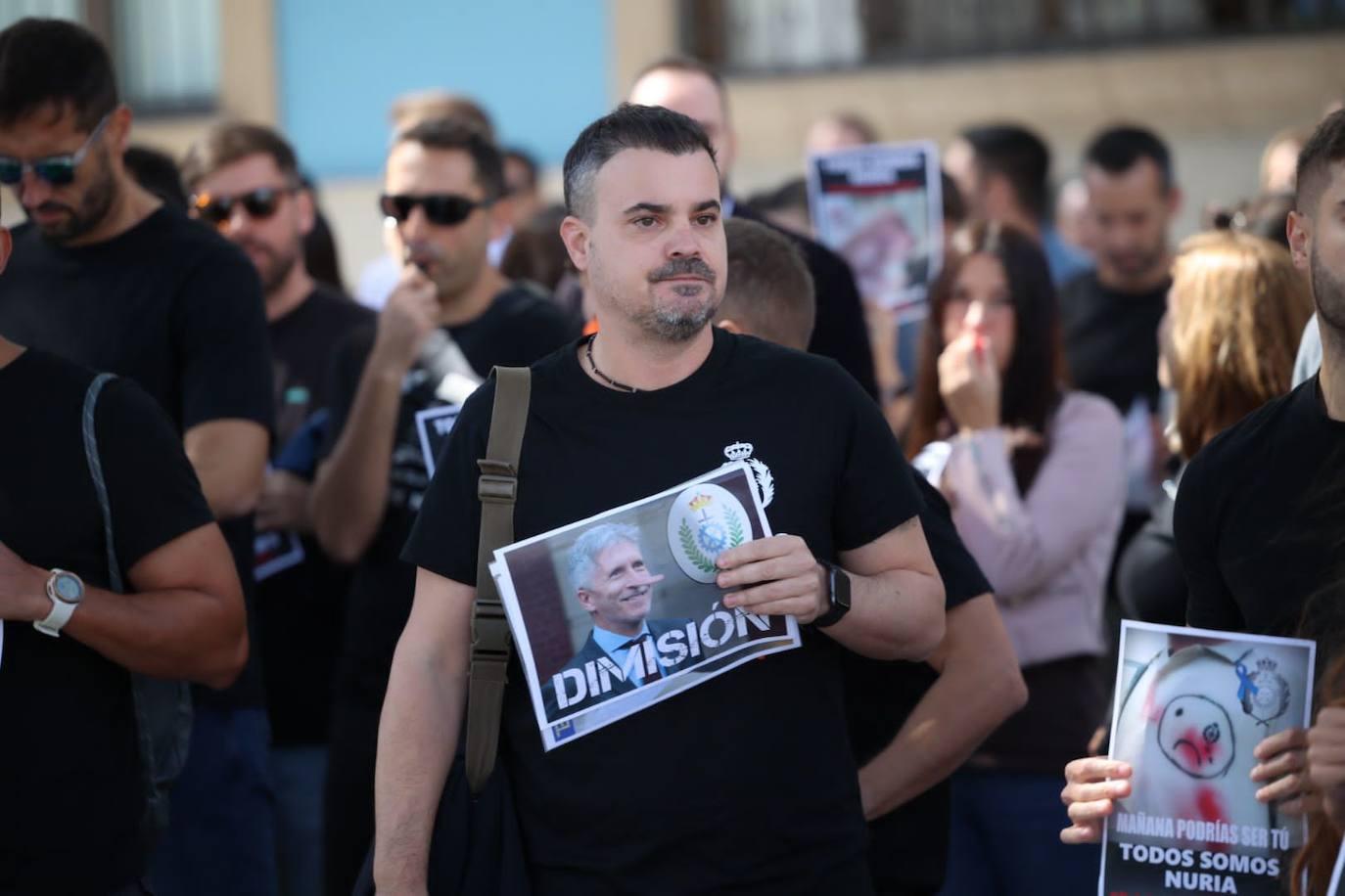 La manifestación de los funcionarios de prisión, en imágenes