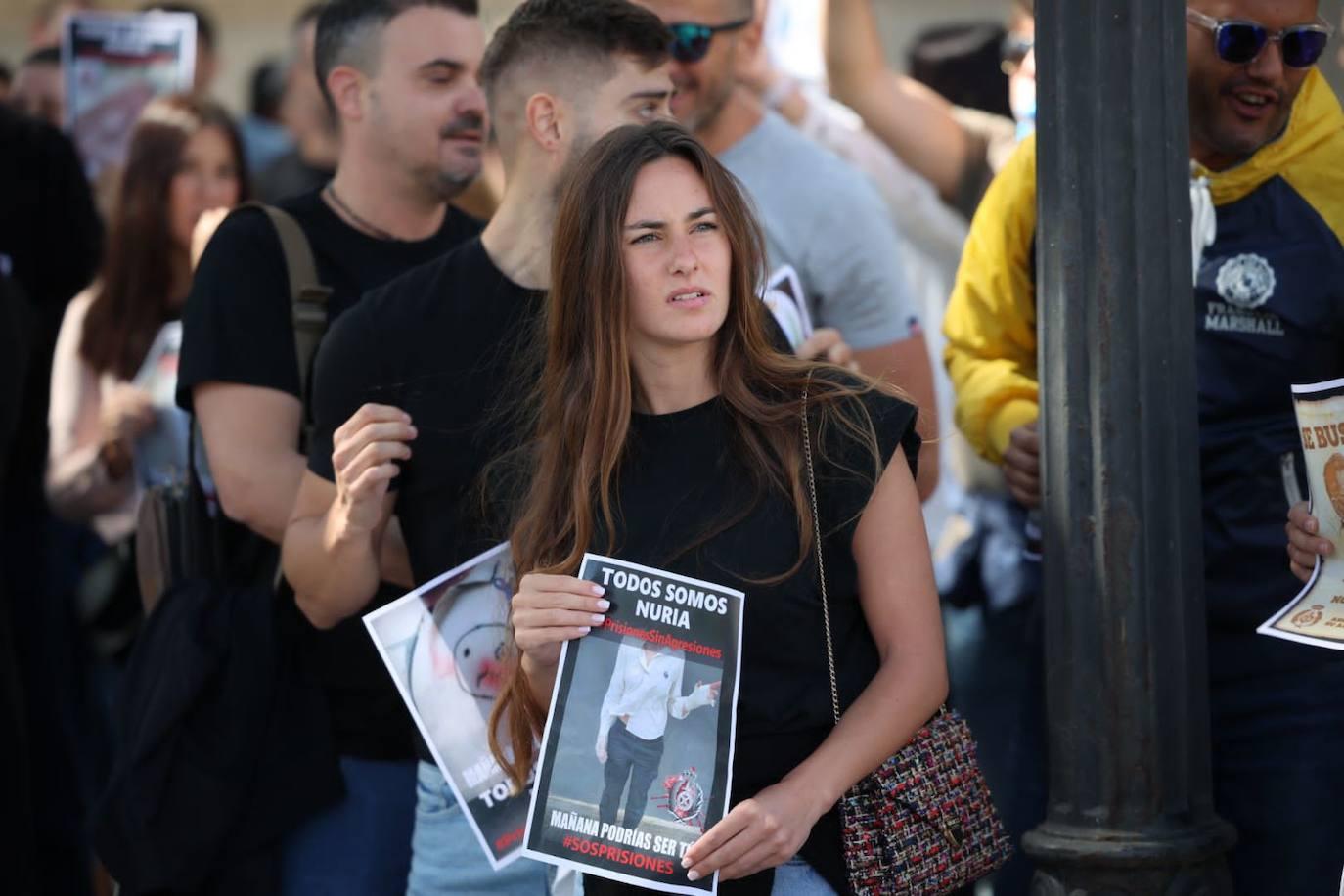 La manifestación de los funcionarios de prisión, en imágenes