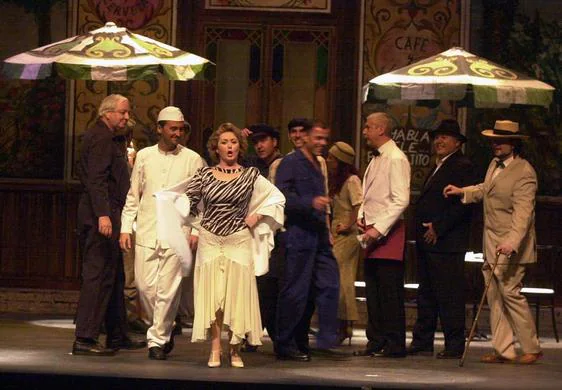 Imagen de archivo de 'La del manojo de rosas', en el Teatro Cuyás, en 2003.