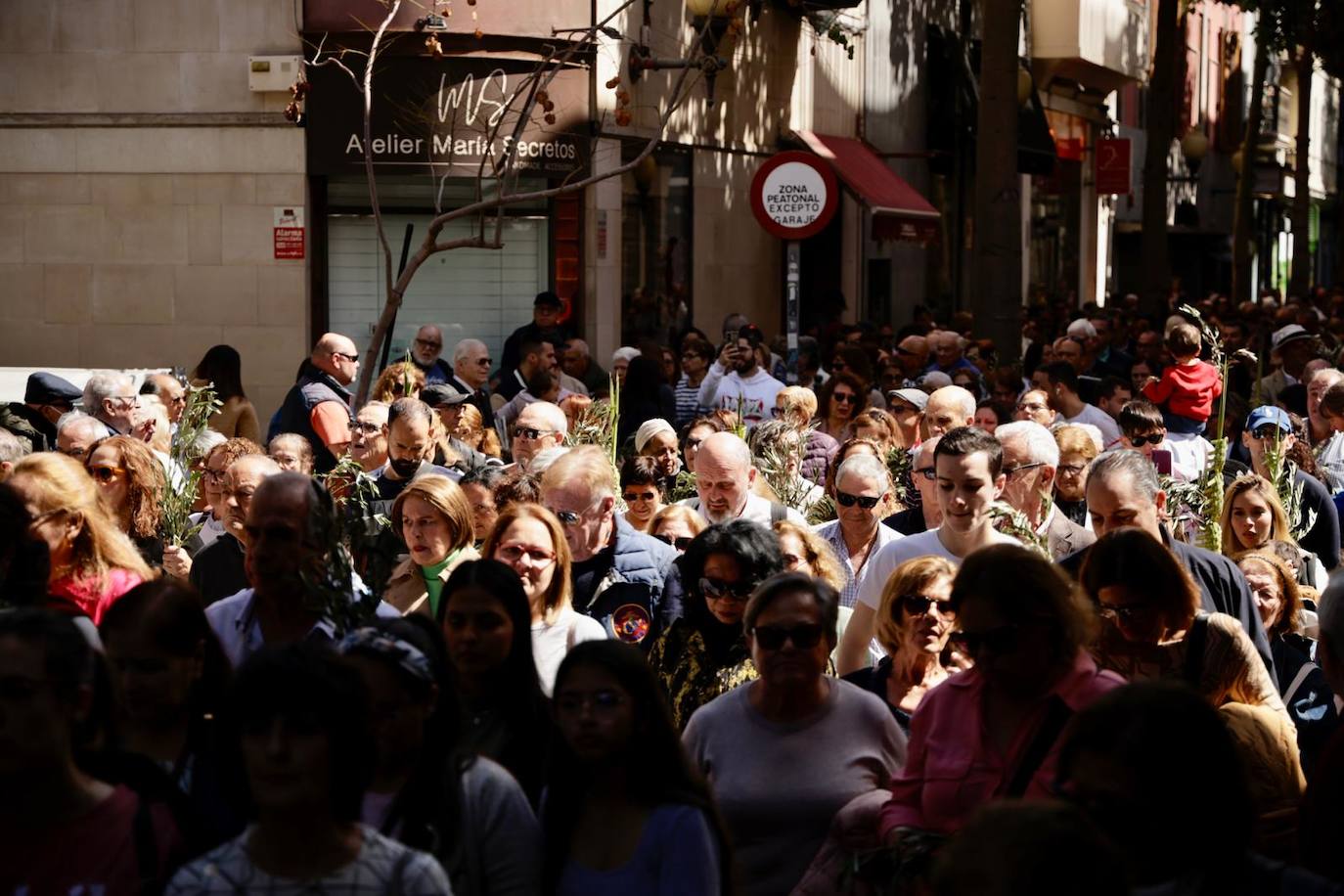 La procesión de La Burrita en la capital grancanaria, en imágenes