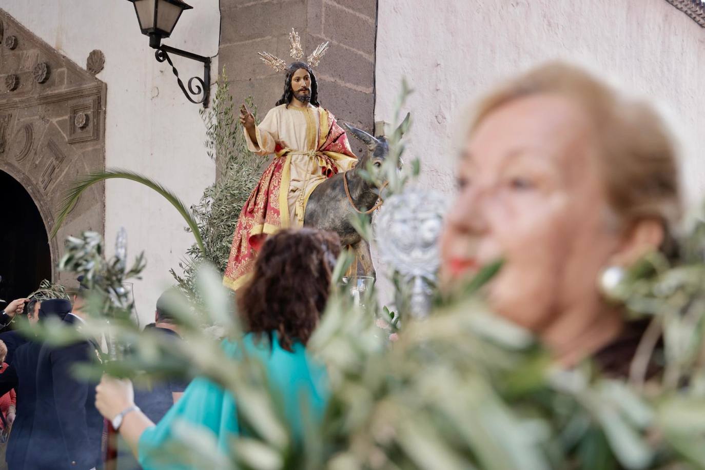 La procesión de La Burrita en la capital grancanaria, en imágenes