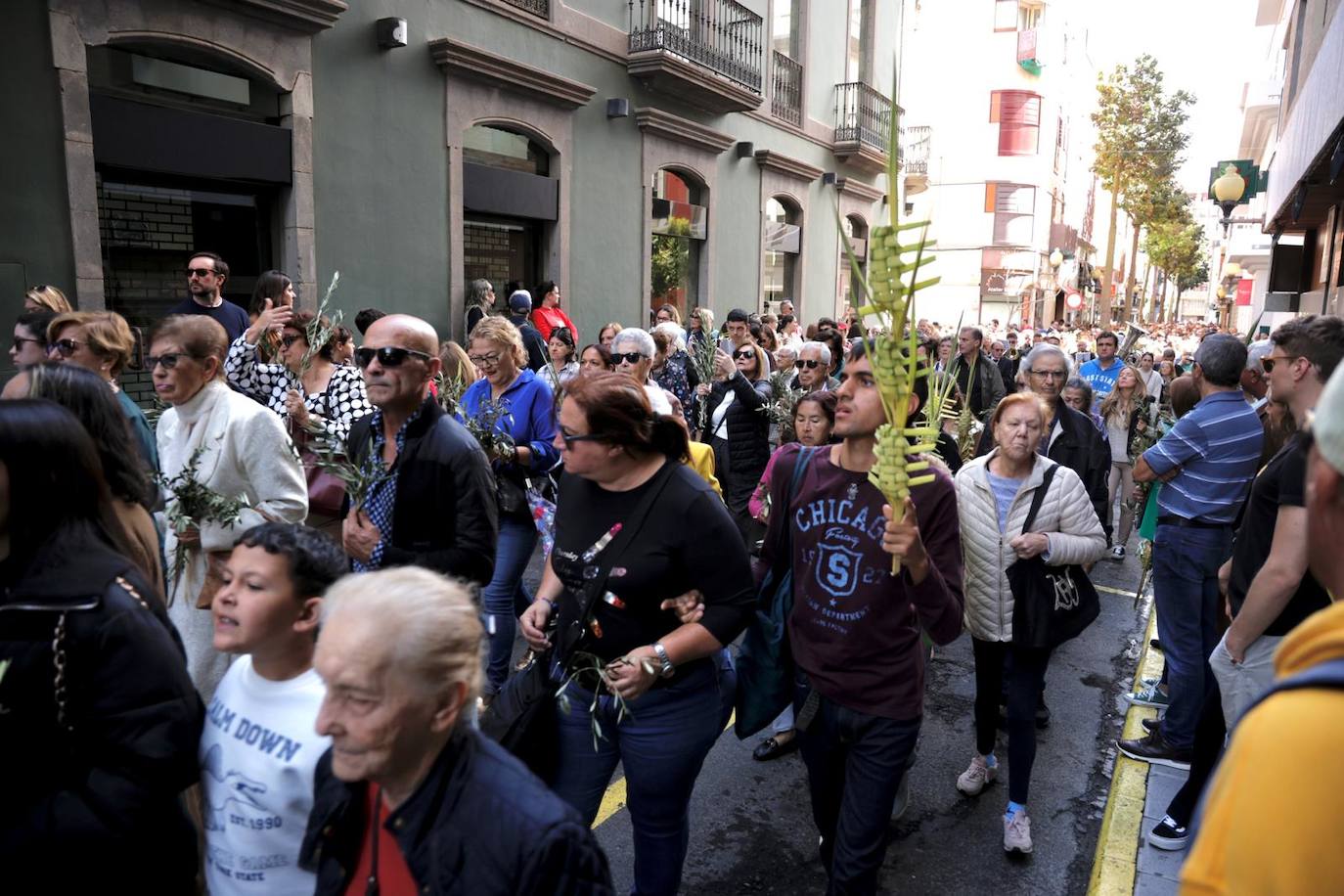 La procesión de La Burrita en la capital grancanaria, en imágenes