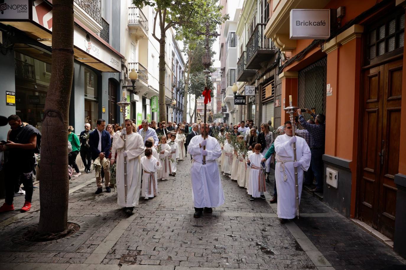 La procesión de La Burrita en la capital grancanaria, en imágenes