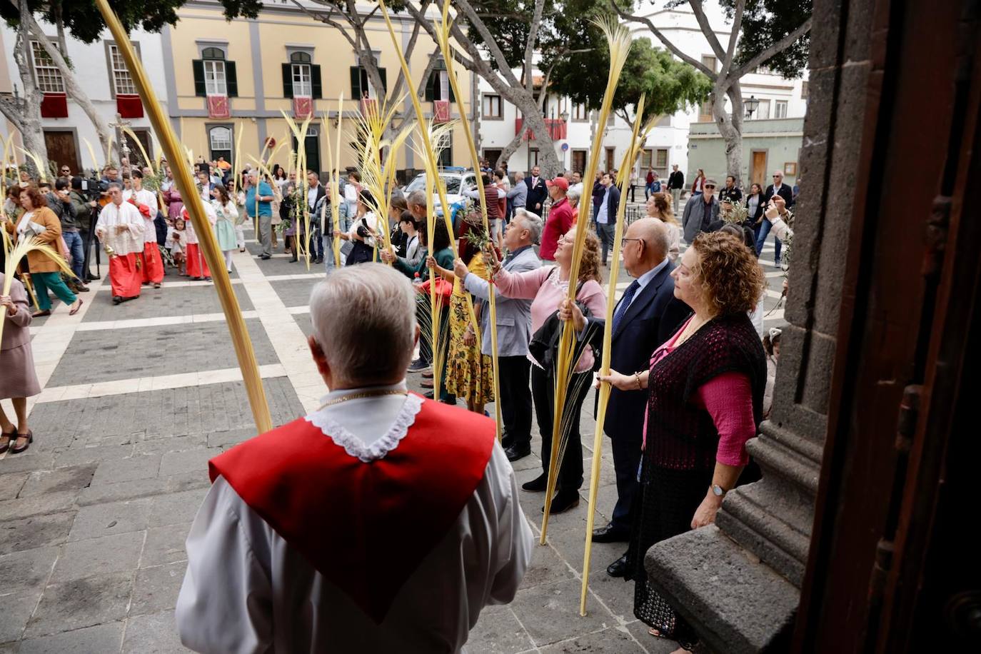 La procesión de La Burrita en la capital grancanaria, en imágenes
