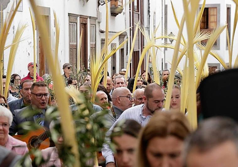 Procesión de La Burrita en Las Palmas de Gran Canaria.