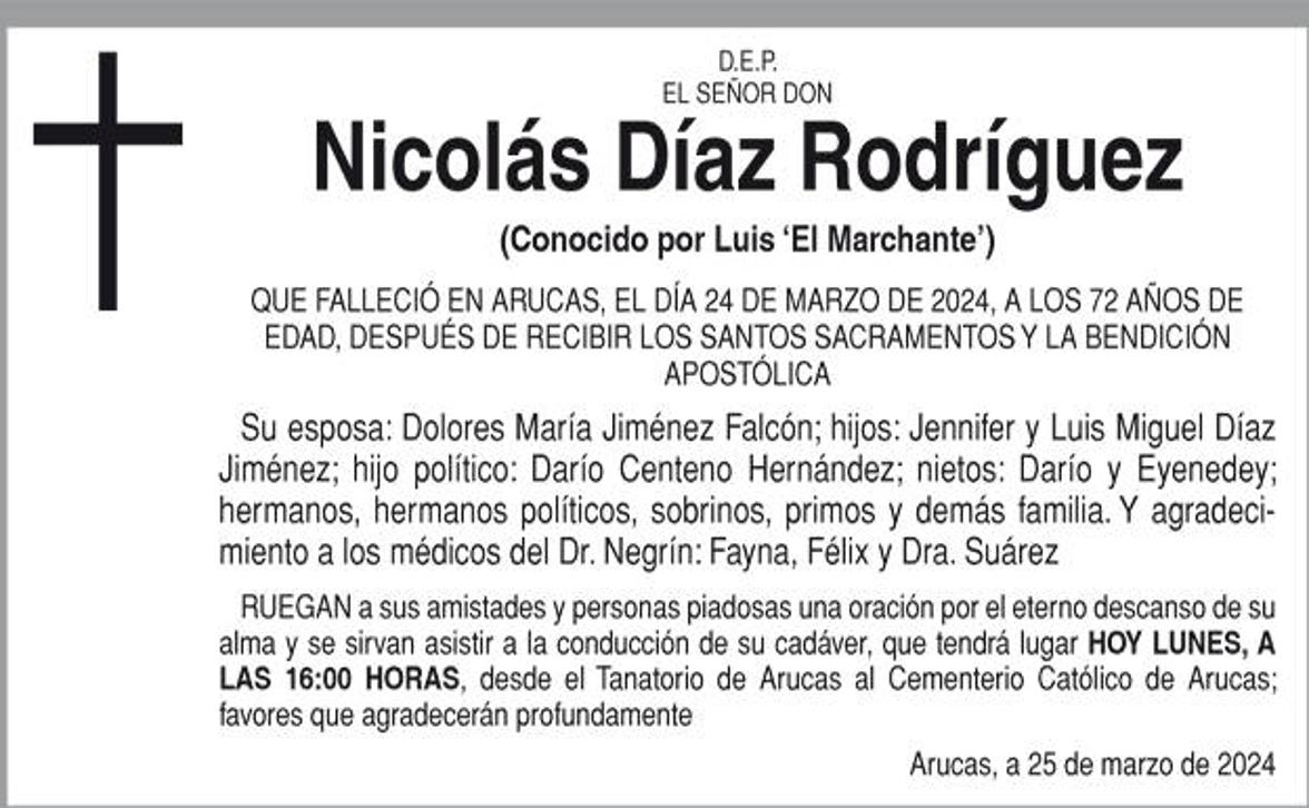 Nicolás Díaz Rodríguez