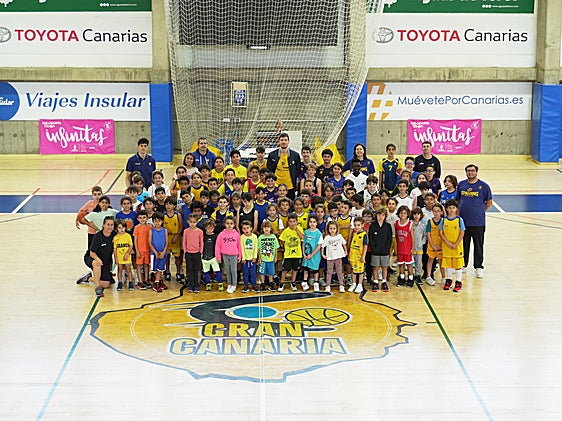 Ethan Happ y Amar Gegic inauguran el X Clínic de Semana Santa del CB Gran Canaria