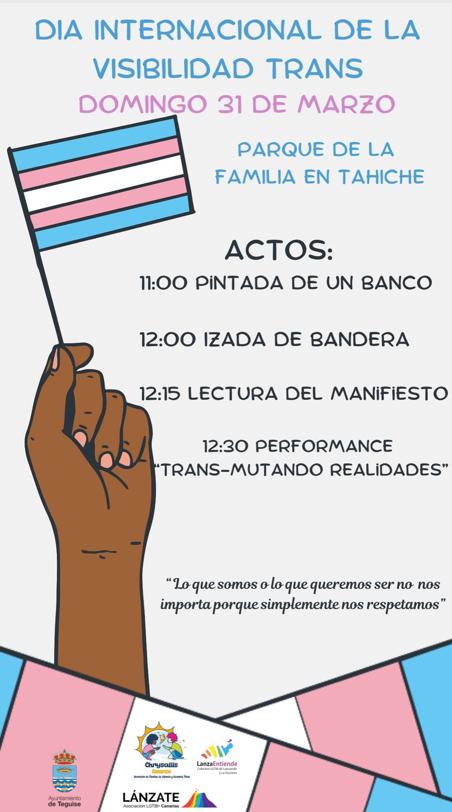 Visibilidad trans, cita el domingo en Tahíche