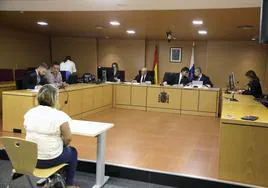 Vista judicial celebrada en dependencias del Palacio de Justicia de Arrecife.