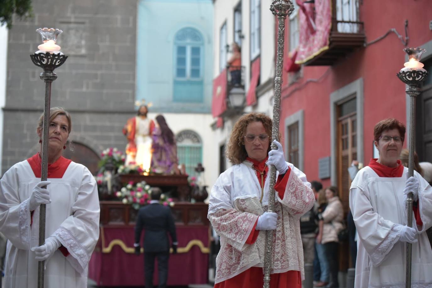 La procesión Magna Interparroquial, en imágenes