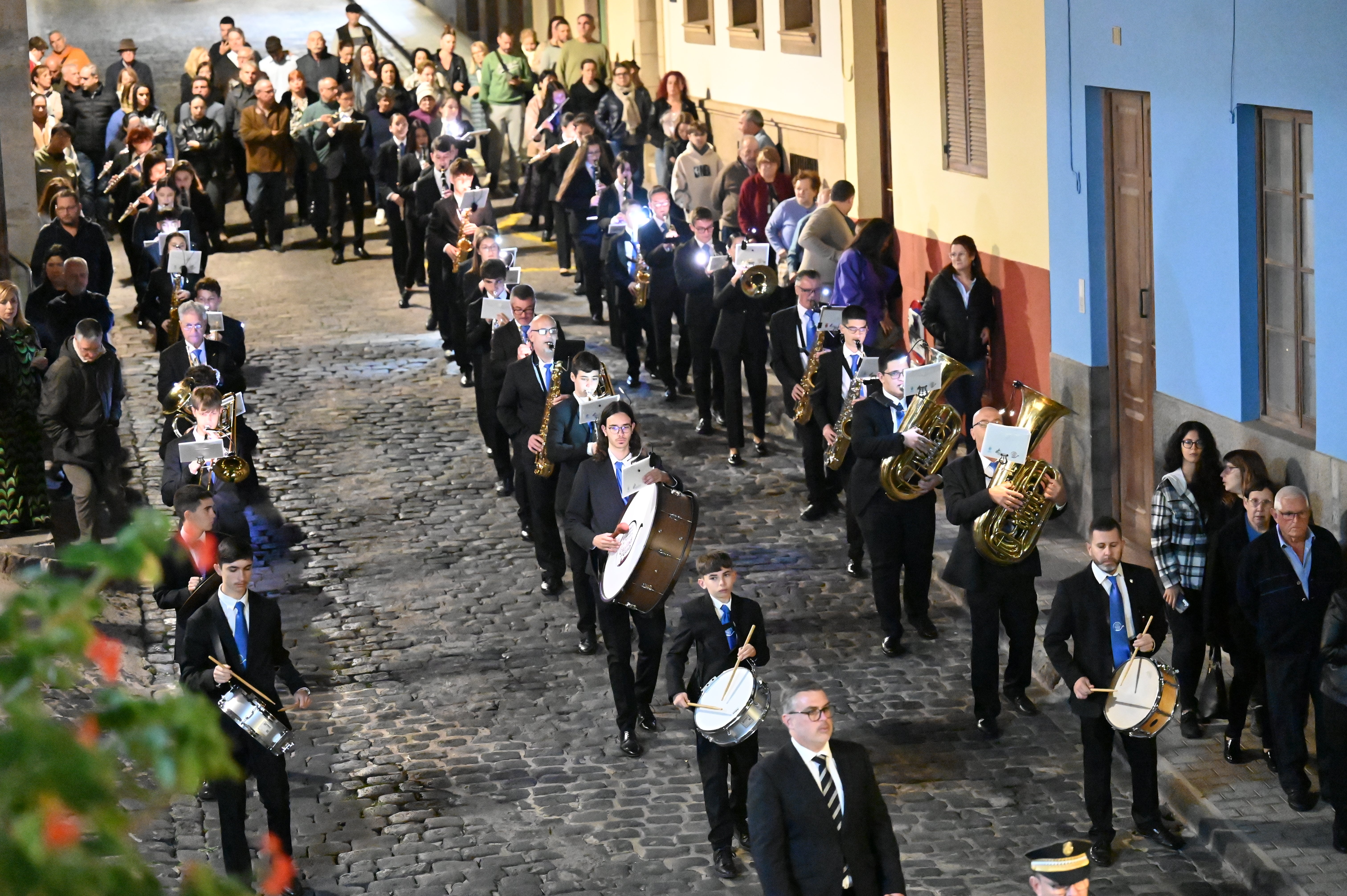 Procesión Magna del Viernes Santo en Santa María de Guía, en imágenes