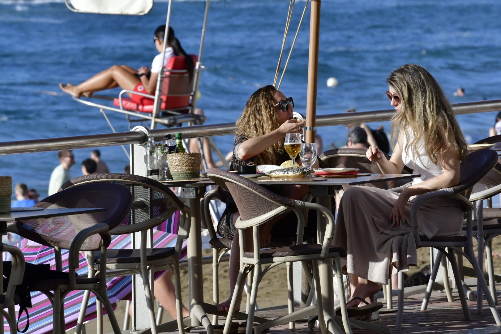 Las playas de Gran Canaria, a rebosar este fin de semana