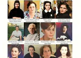 Las madres de los doce autores que componen el volumen que se presenta jueves en la capital grancanaria.