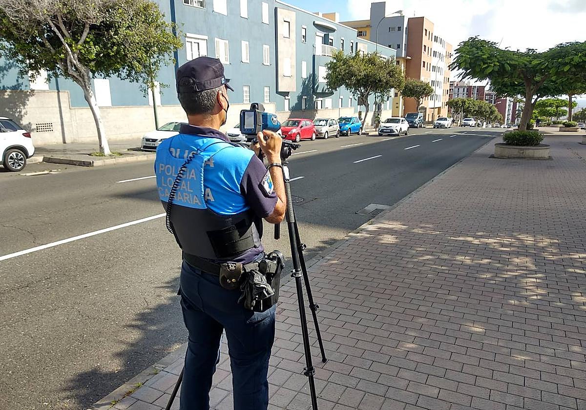 Imagen de archivo de un control de velocidad.