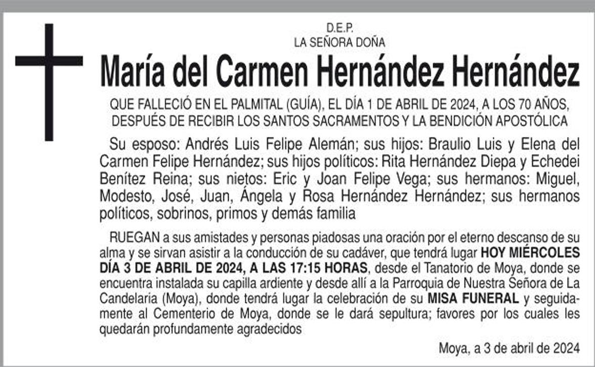 María del Carmen Hernández Hernández