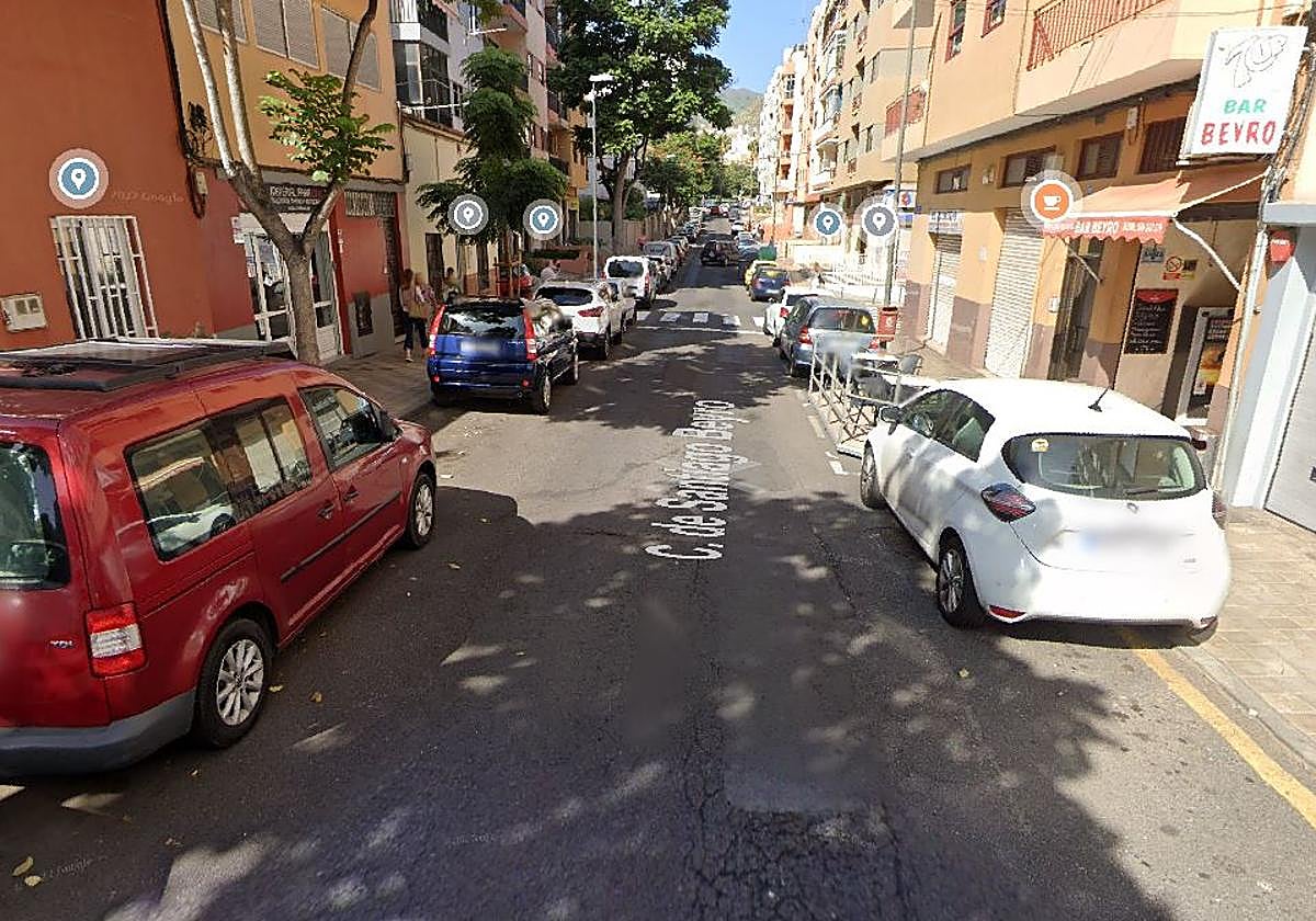 Imagen de calle Santiago Beyro, donde ocurrió el suceso.