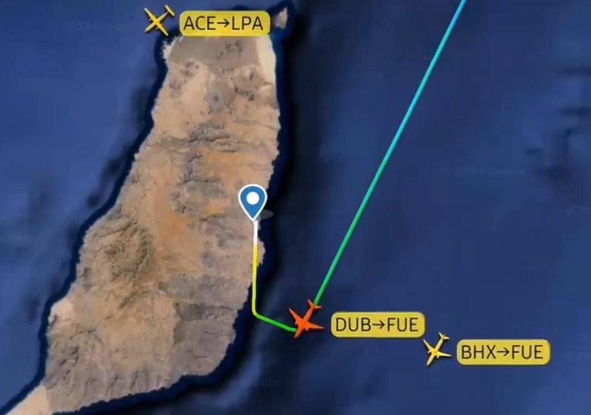 Un niño de cuatro años sufre un problema médico en un vuelo a Fuerteventura