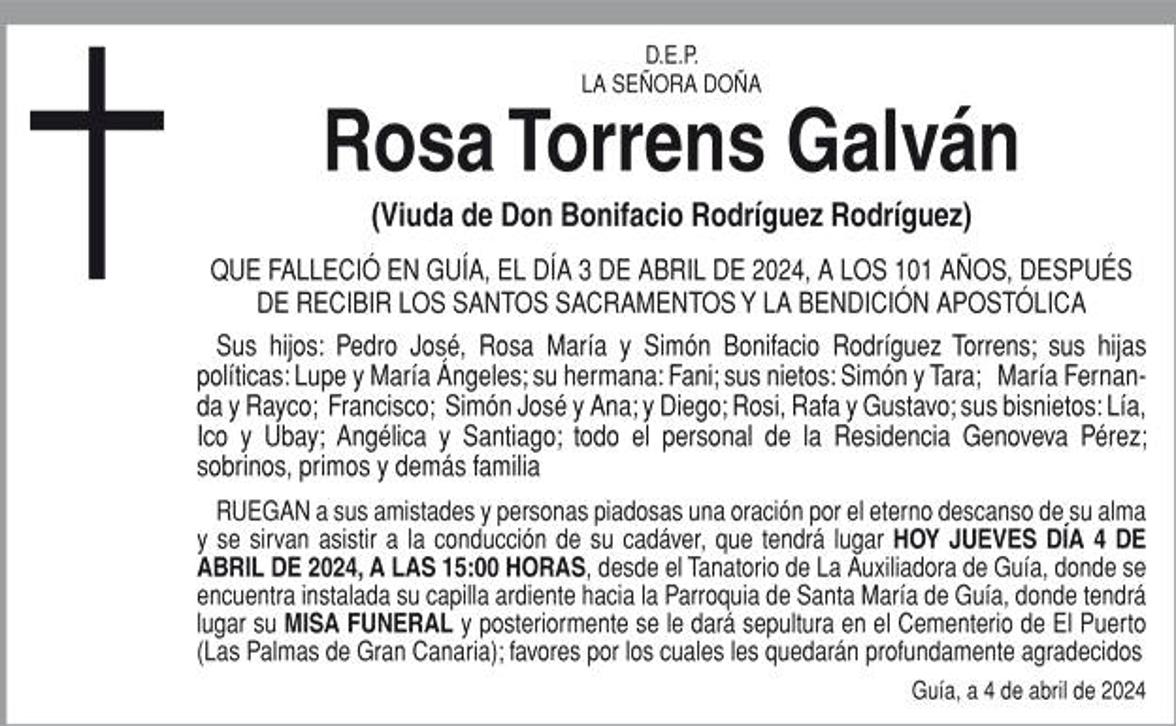 Rosa Torrens Galván