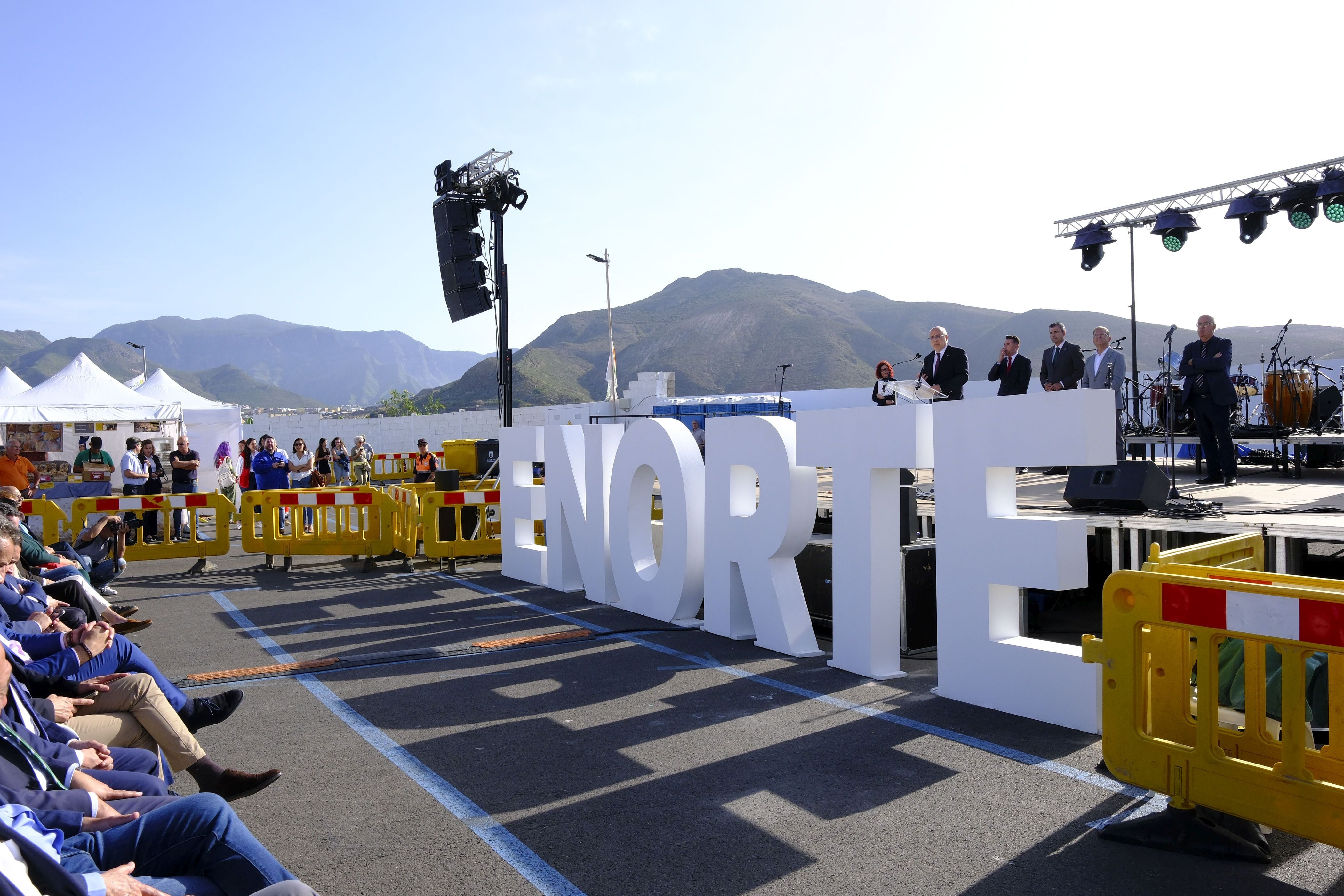 Inauguración de la feria Enorte en Gáldar