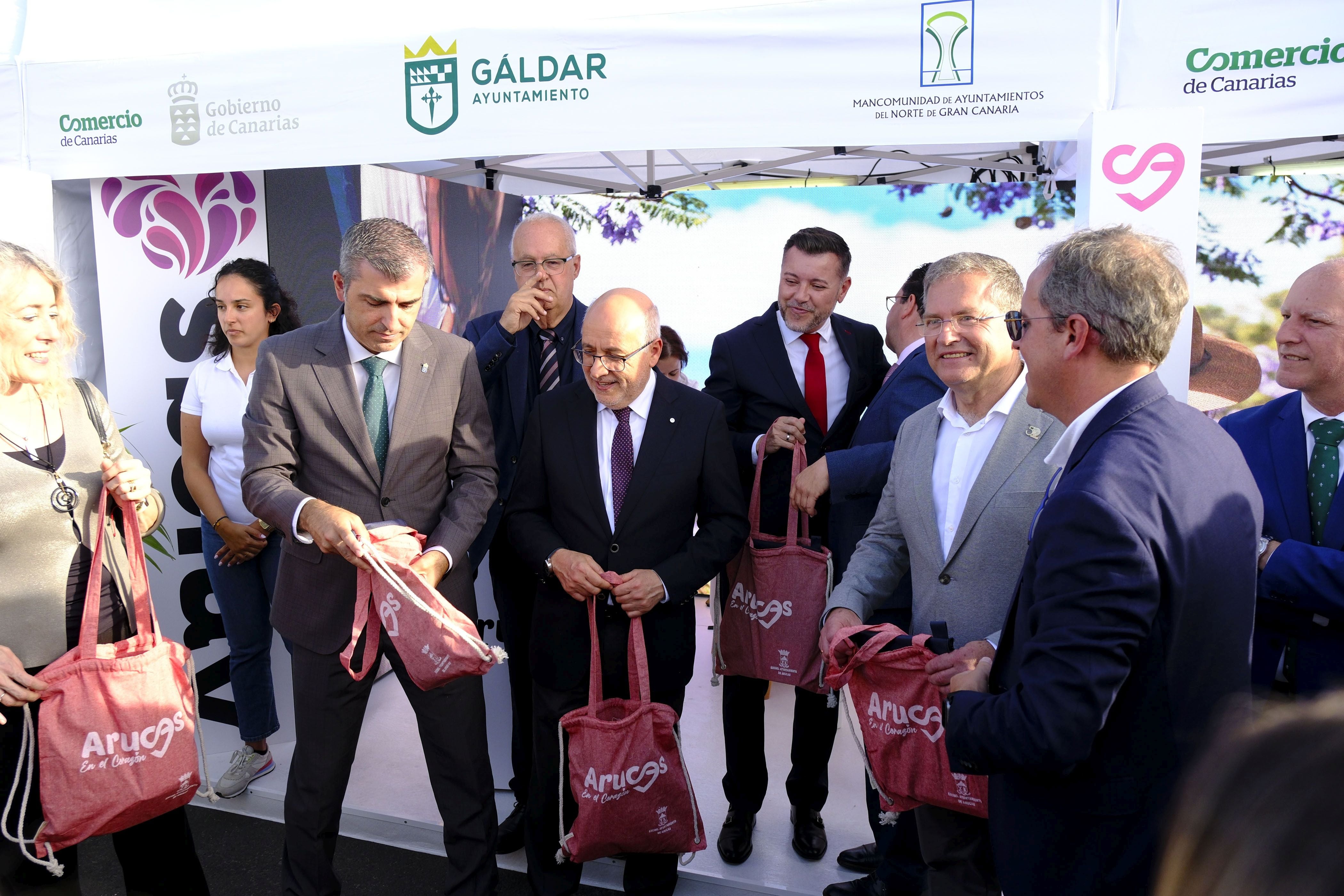 Inauguración de la feria Enorte en Gáldar