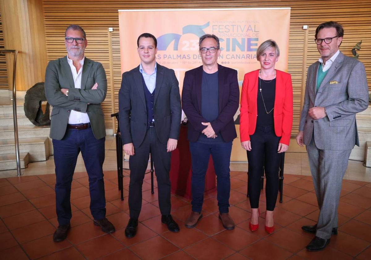La presentación del Festival Internacional de Cine de la capital grancanaria, en imágenes