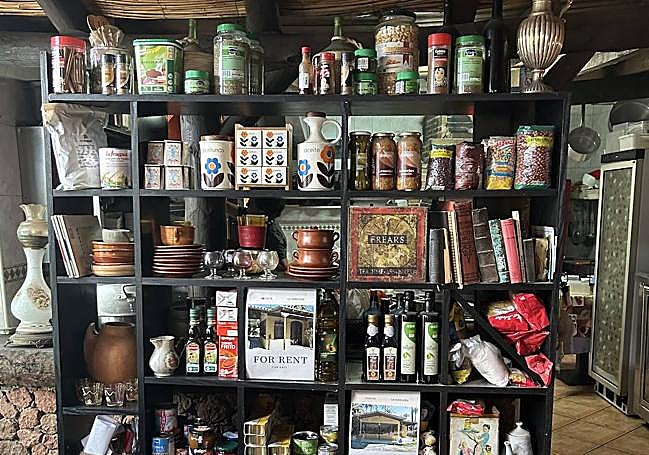 Un rincón de la tienda de El Alpendre de Félix.