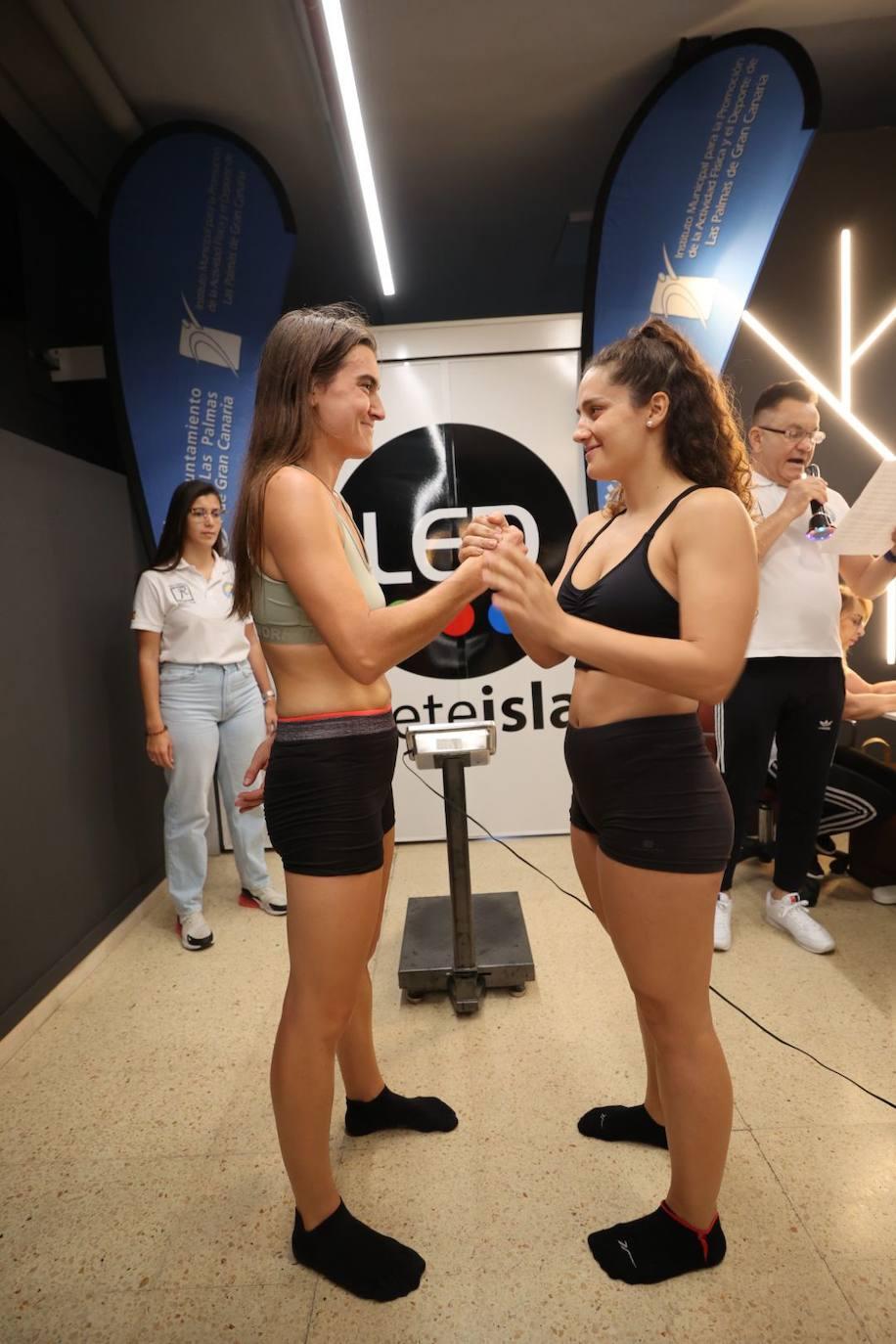 El pesaje para el Campeonato de Canarias de Boxeo, en imágenes