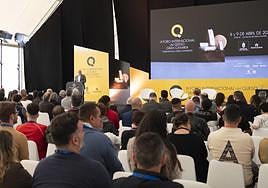 Antonio Morales, presidente del Cabildo de Gran Canaria, en la inauguración del Foro.