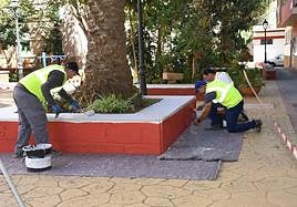 Una de las acciones es el embellecimiento, mejora y limpieza de las zonas ajardinadas.