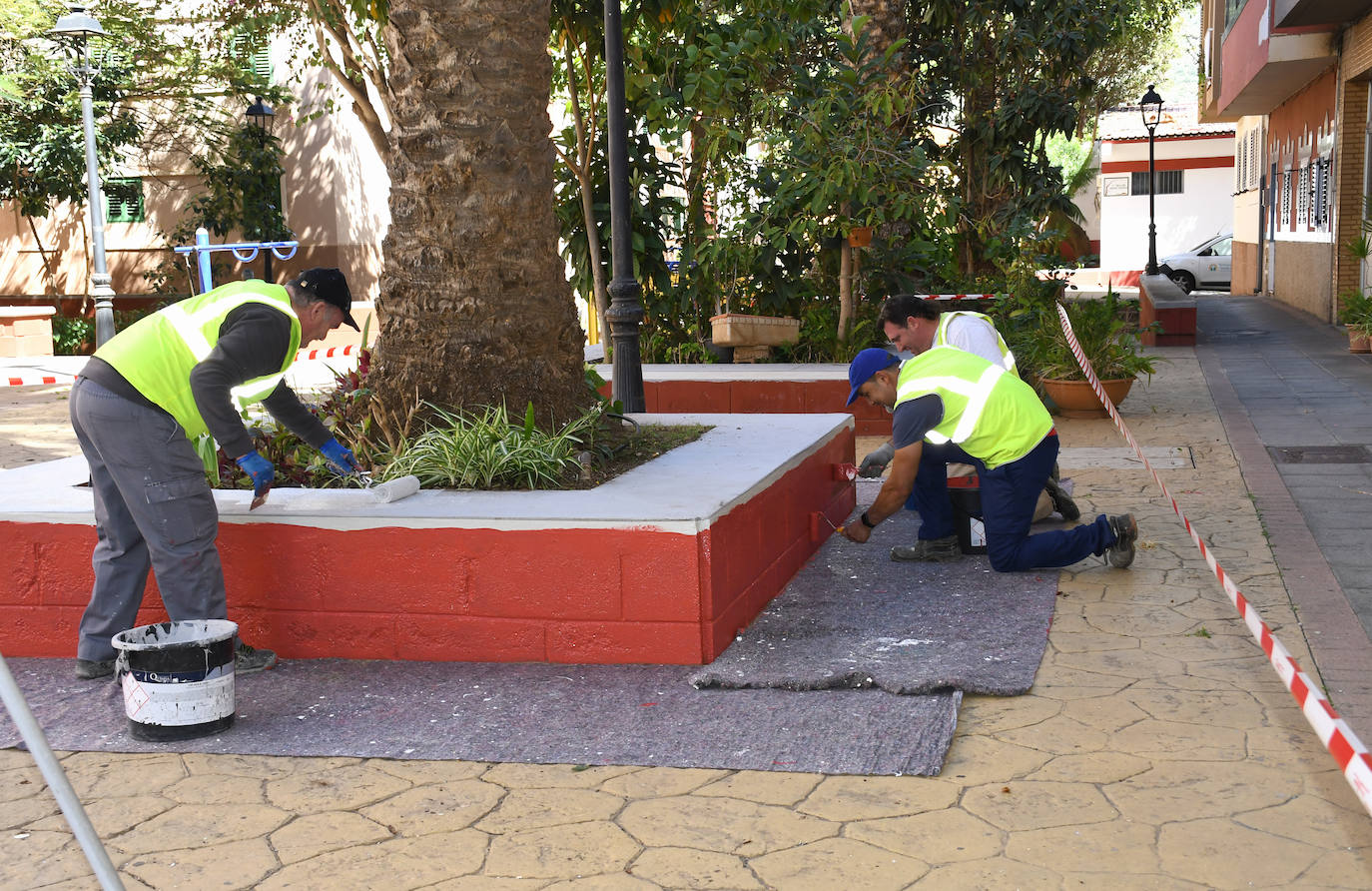 Una de las acciones es el embellecimiento, mejora y limpieza de las zonas ajardinadas.