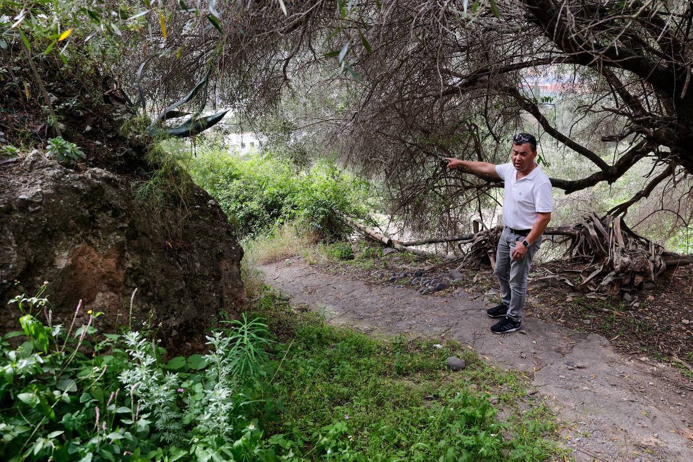 Los vecinos de Siete Puertas alzan su voz por el deterioro de los accesos