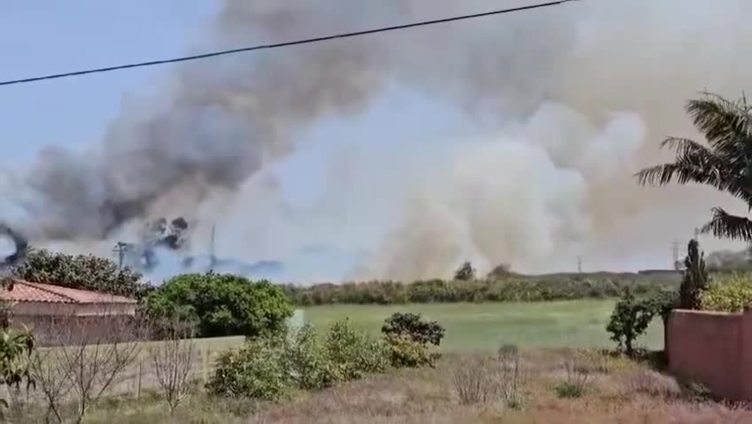 Incendio en Guamasa en Tenerife
