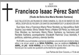 Francisco Isaac Pérez Santana