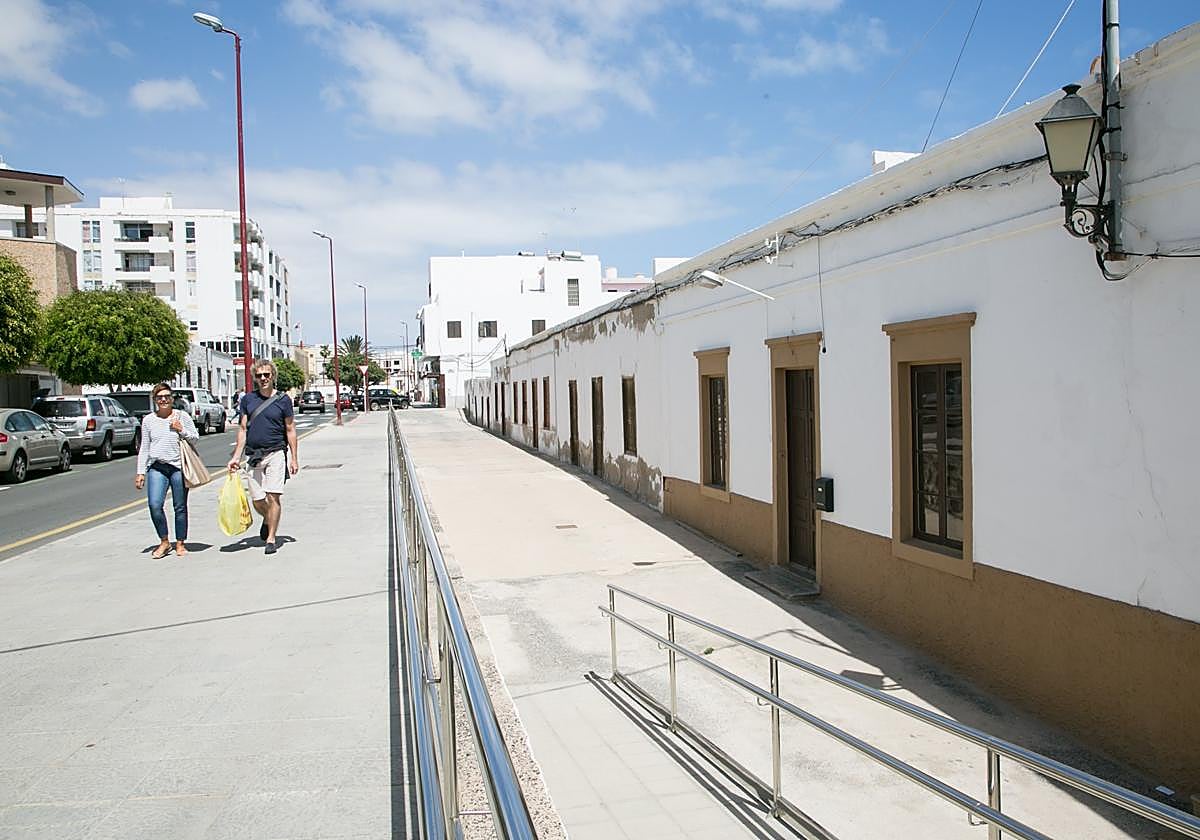 Casas de la Cornisa, parte del viejo Puerto Cabras.