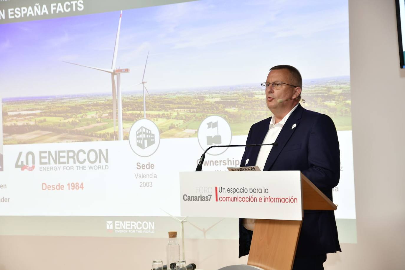 Enercon celebra en CANARIAS7 su primer gigavatio de potencia instalada en España