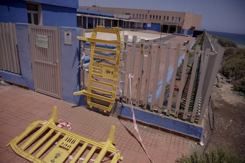 El deterioro del centro internacional de windsurfing de Pozo Izquierdo requiere de una reforma integral