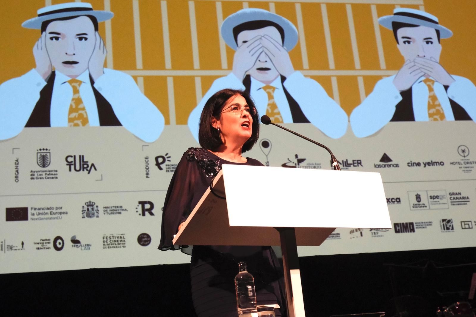 El acto de apertura del Festival Internacional de cine de Las Palmas de Gran Canaria, en imágenes